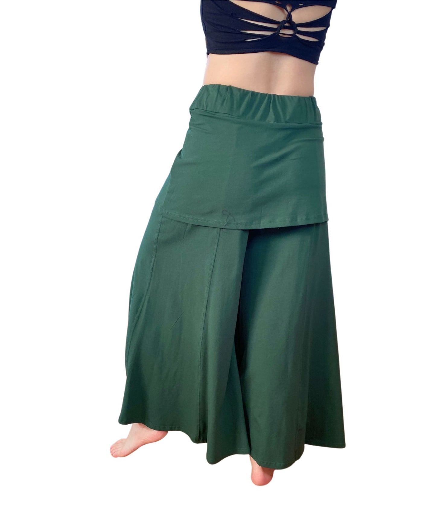 Ruched Skirt Boho Pants V2