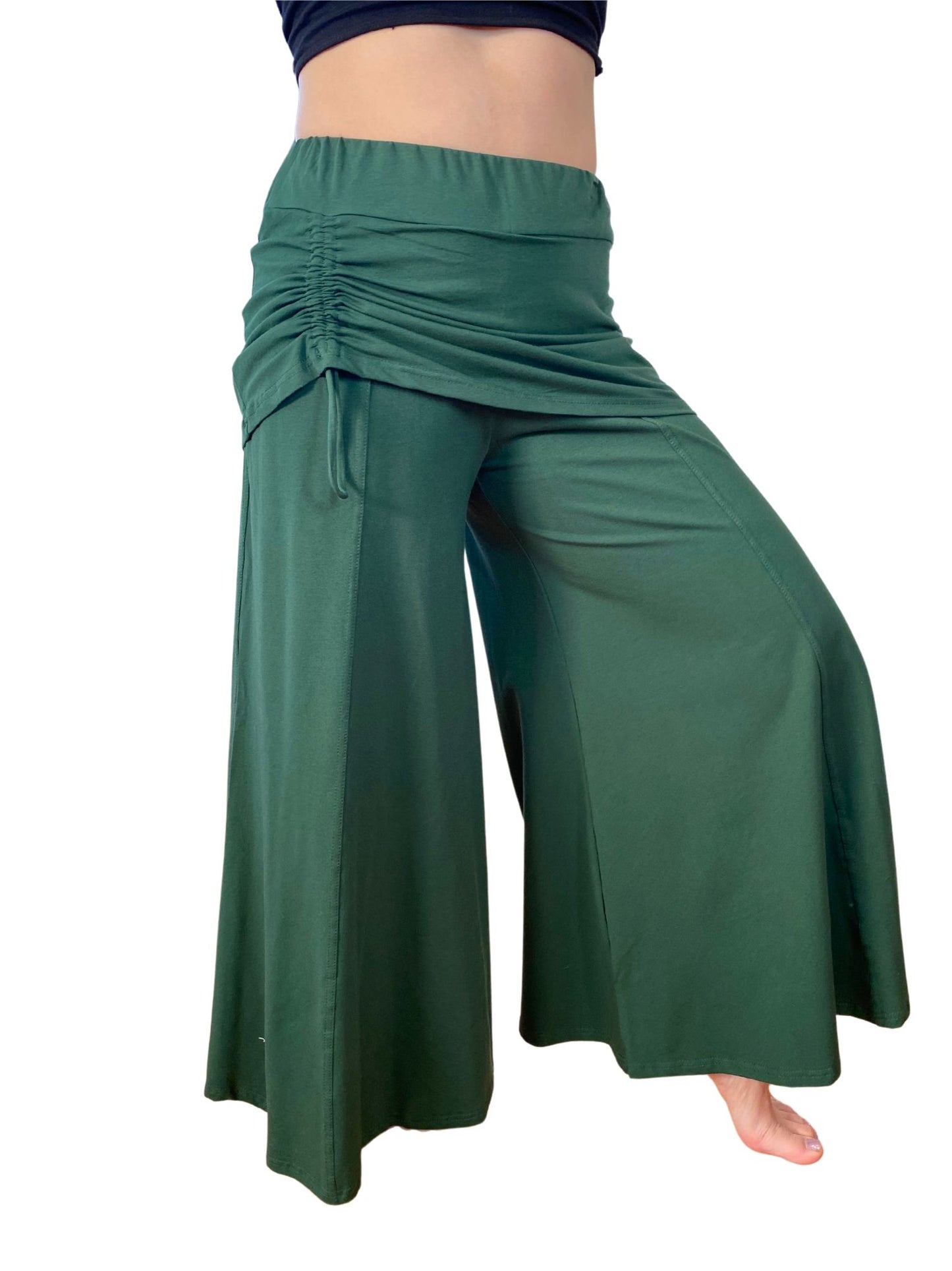 Ruched Skirt Boho Pants V2