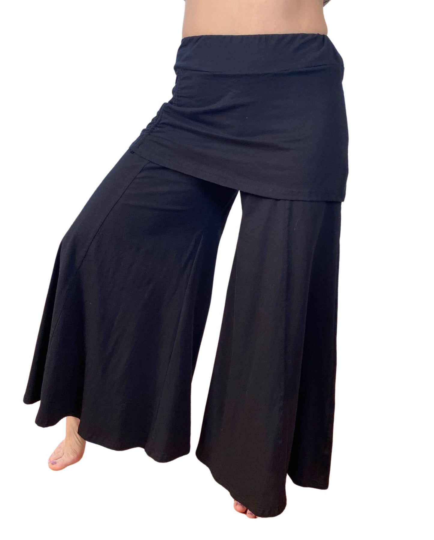 Ruched Skirt Boho Pants V2