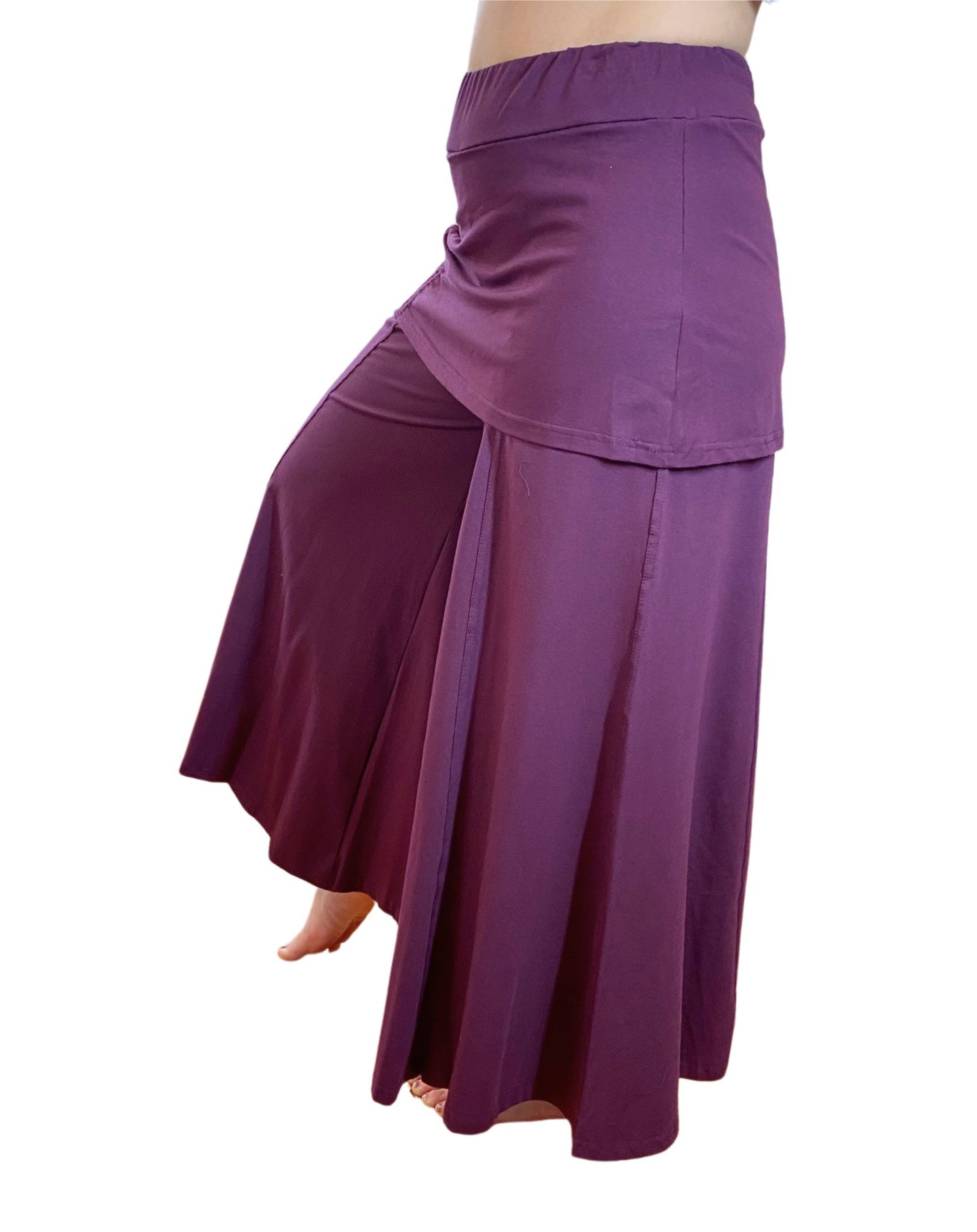 Ruched Skirt Boho Pants V2