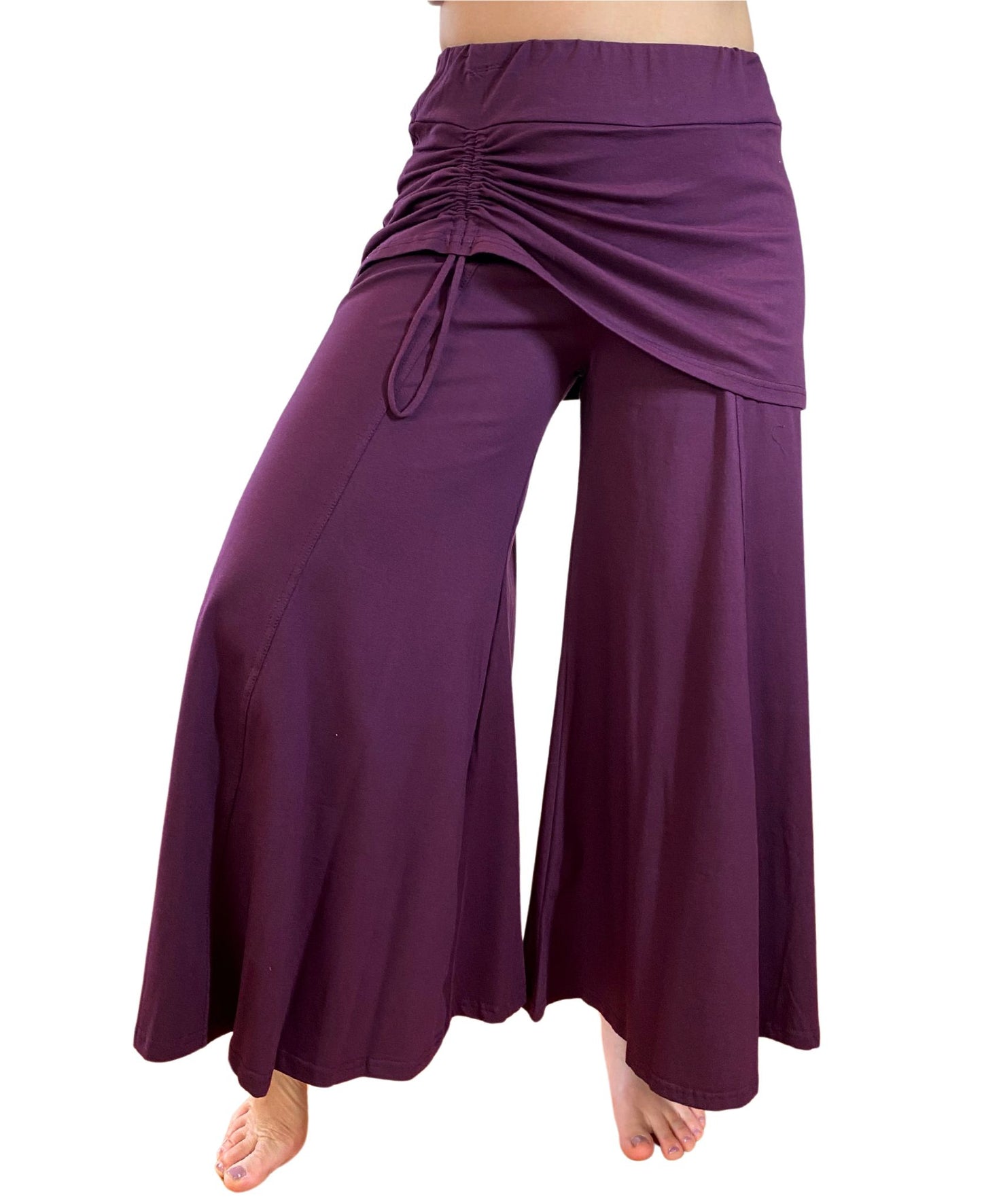 Ruched Skirt Boho Pants V2