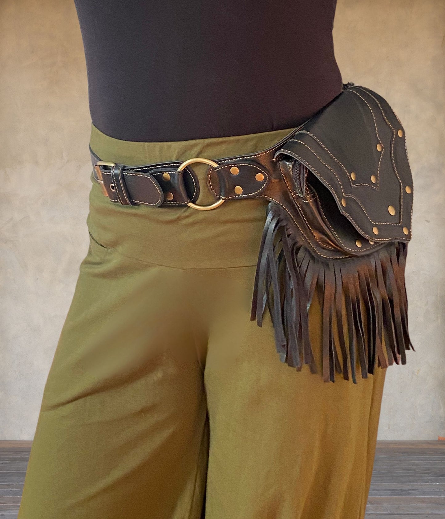 Fringe Satchel Bag