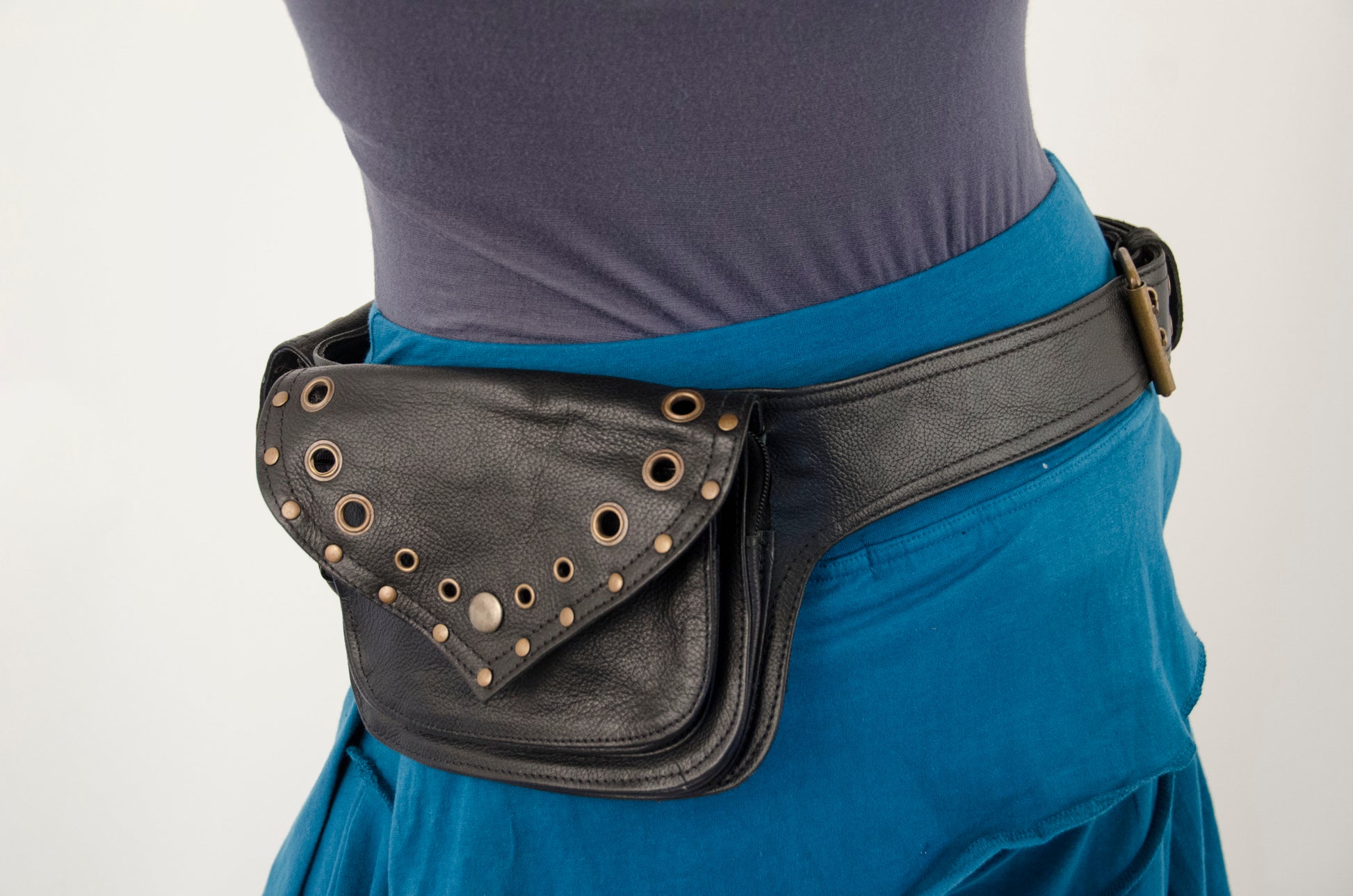 Leather Utility Belt Bag, Fanny Pack